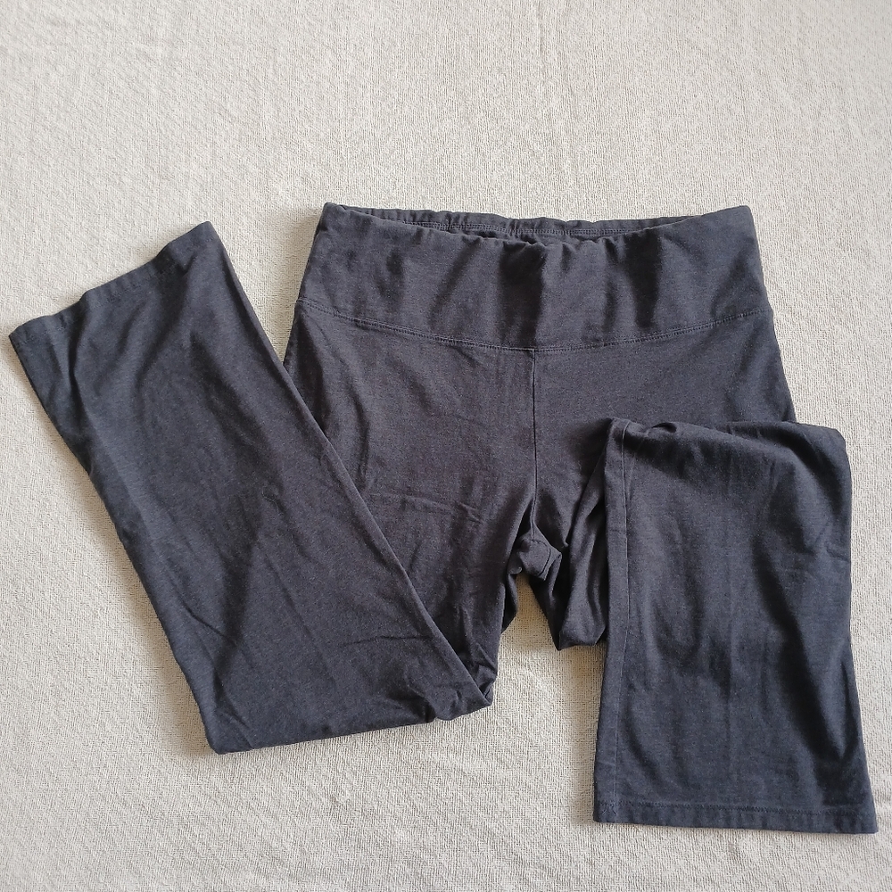 rbx ♡ cotton bootcut pants legging gray xxl lounge yoga active minimal comfort